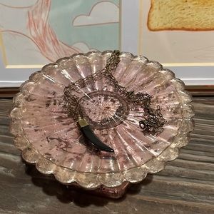 Dainty Curved “Tooth” Necklace